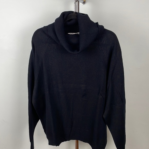 Black cowl neck sweater - Picture 1 of 5
